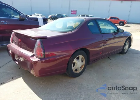 2002 Chevrolet Monte Carlo Ss from USA, damaged, VIN 2G1WX15K829366277